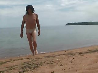 Nude Hike On A Beach In The Apostle Islands By Mark Heffron free video