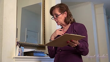 Auntjudys - 60Yo Texas Redhead Gilf Marie Is Your New Secretary free video