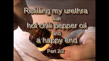 End Of My Urethra Challenge With Chili Pepper Oil free video