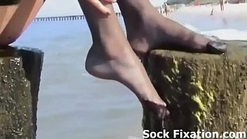 You Cant Get Enough Of My Feet In These Sexy Socks free video