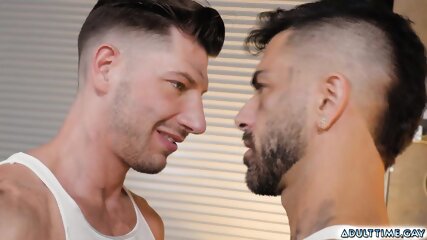 Sweaty Hunks Adam Ramzi And Jordan Starr Fucked At The Garage free video