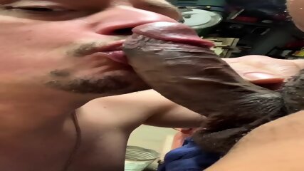 Gay Slut Takes Hot Facial During Interracial Blowjob After Night Out free video